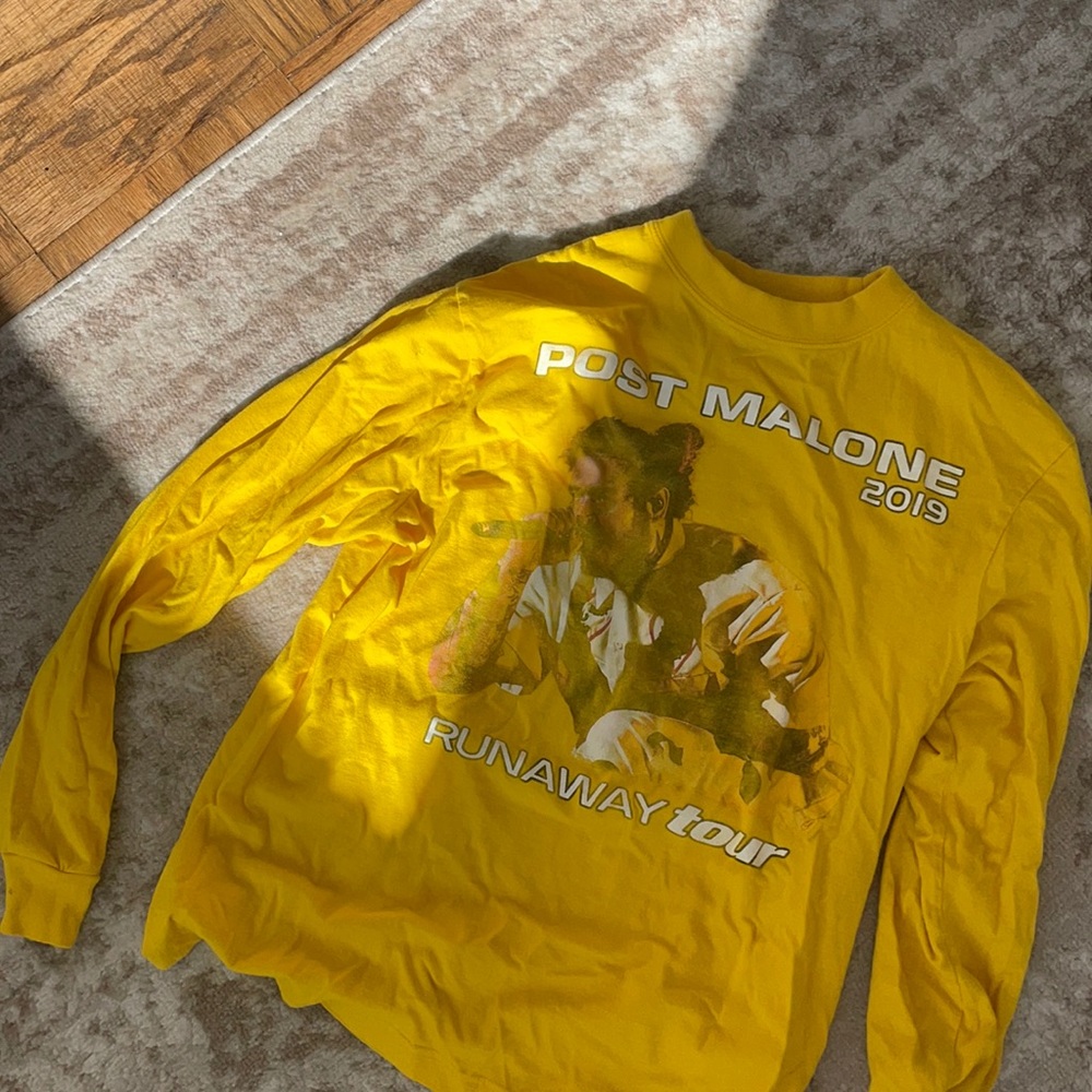 Post Malone concert shirt
